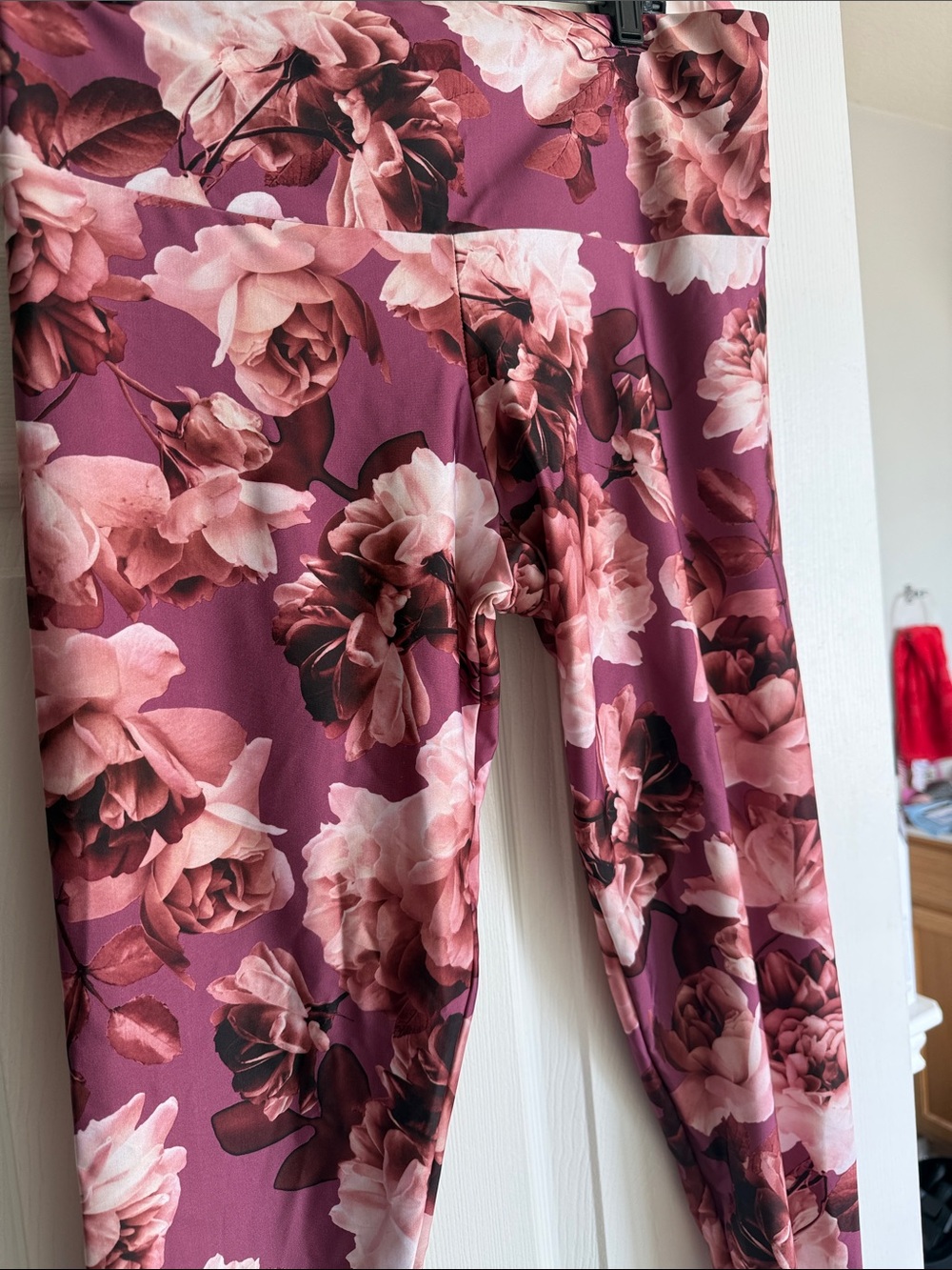 Onzie Mauve Floral Kids Leggings